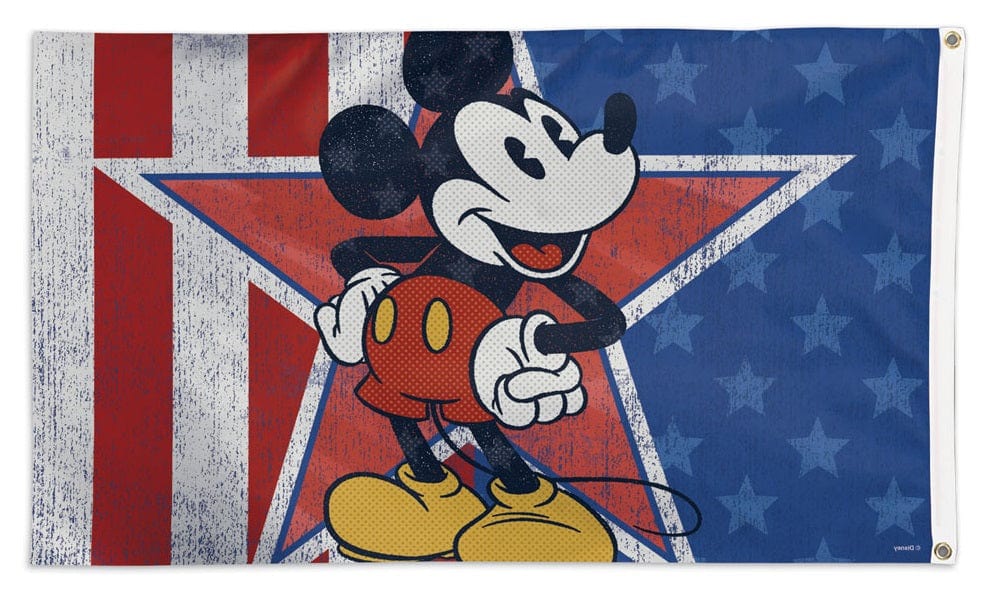 Disney Mickey Mouse Americana 3x5 Flag Patriotic 94594118 Heartland Flags