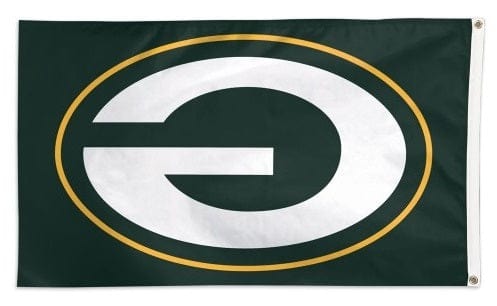 Green Bay Packers Flag 3x5 Green Logo 01751215 Heartland Flags