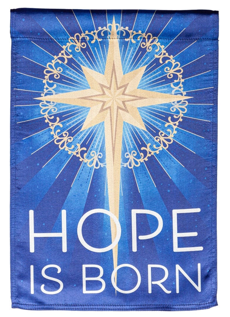 Hope Is Born Christmas Garden Flag 2 Sided 14LU11344 Heartland Flags