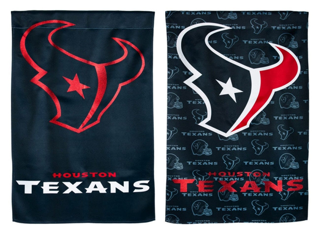 Houston Texans Banner 2 Sided Sparkle House Flag 13S3812BL Heartland Flags