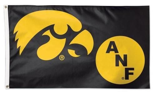 Iowa Hawkeyes Flag 3x5 ANF Logo 13134115 Heartland Flags
