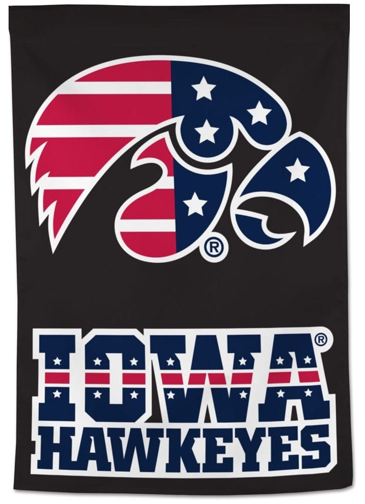 Iowa Hawkeyes Flag Patriotic House Banner 44584321 Heartland Flags