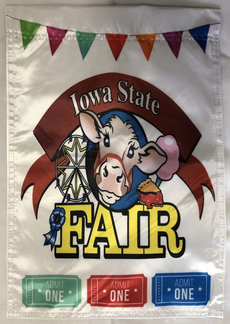 Iowa State Fair Garden Flag 2 Sided 766578 Heartland Flags