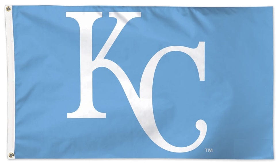 Kansas City Royals Flag 3x5 KC Logo Light Blue 26711017 Heartland Flags