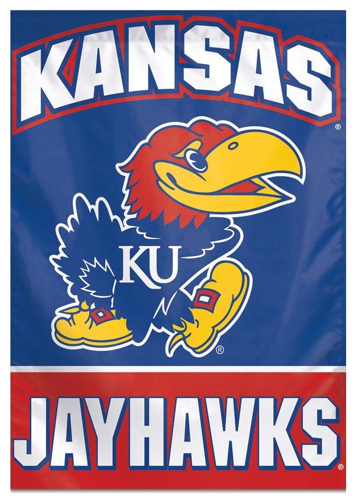 Kansas Jayhawks Banner KU House Flag 86566417 Heartland Flags
