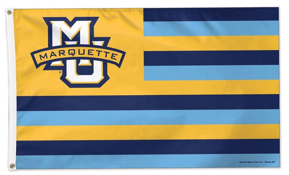 Marquette University Flag 3x5 Patriotic Stripes 14575115 Heartland Flags