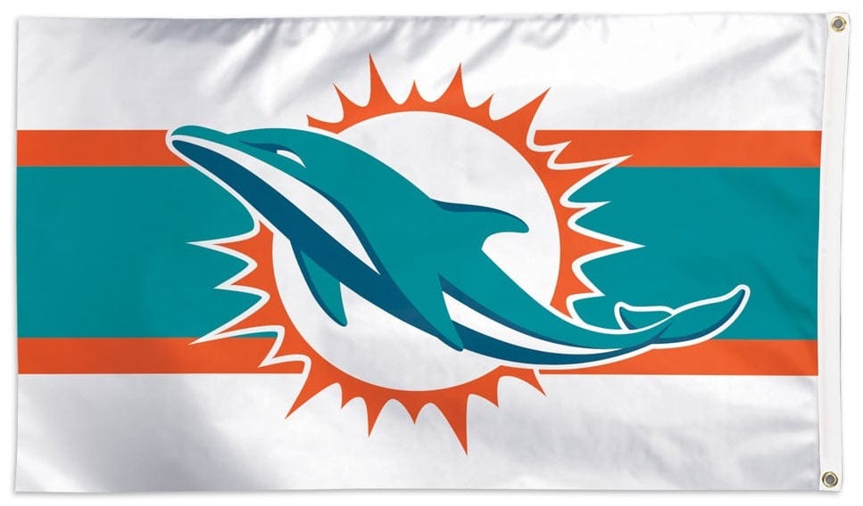 Miami Dolphins Flag 3x5 Away Stripe 32541321 Heartland Flags