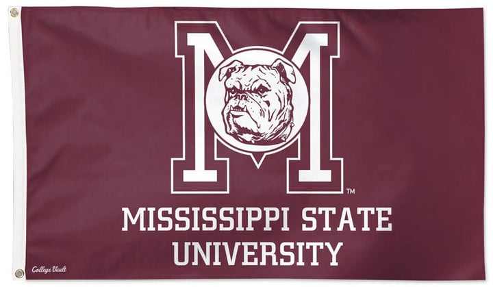 Mississippi State University Flag 3x5 Retro Vintage Logo 43306321 Heartland Flags