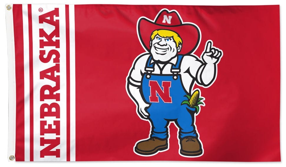 Nebraska Huskers Flag 3x5 Mascot 68401323 Heartland Flags