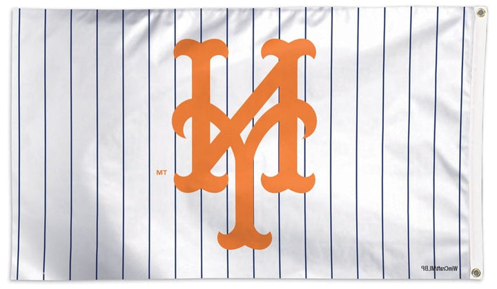 New York Mets Flag 3x5 Pinstripe NY Logo 63592117 Heartland Flags