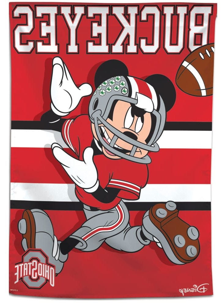Ohio State House Flag Mickey Mouse Buckeyes Football Banner 76278117 Heartland Flags