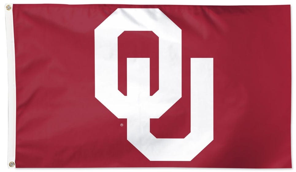 Oklahoma Sooners Flag 3x5 OU Logo 2 Sided 02109116 Heartland Flags