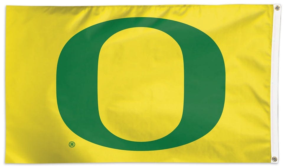 Oregon Ducks Flag 3x5 Yellow 74497117 Heartland Flags
