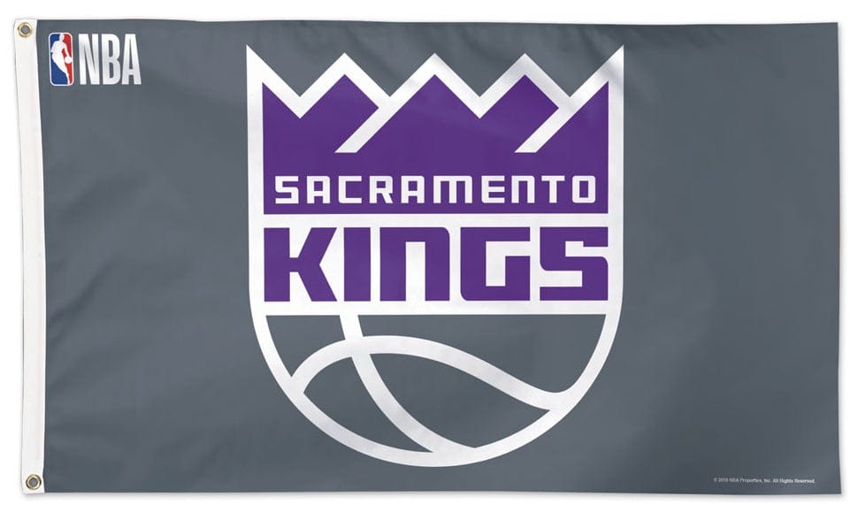 Sacramento Kings Flag 3x5 Grey 63520118 Heartland Flags