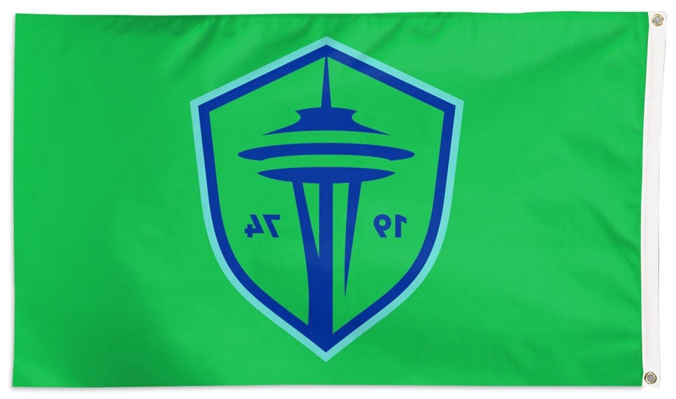Seattle Sounders Flag 3x5 New Logo 01752124 Heartland Flags