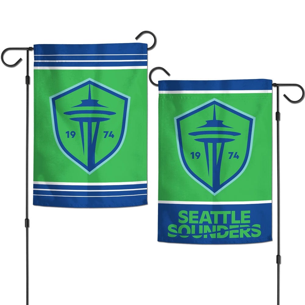 Seattle Sounders Garden Flag 2 Sided New Logo 73404024 Heartland Flags