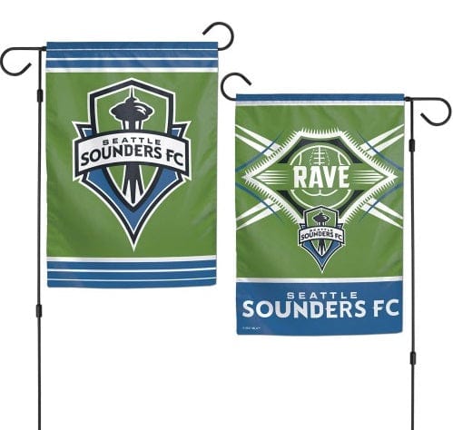 Seattle Sounders Garden Flag 2 Sided Rave 73404017 Heartland Flags