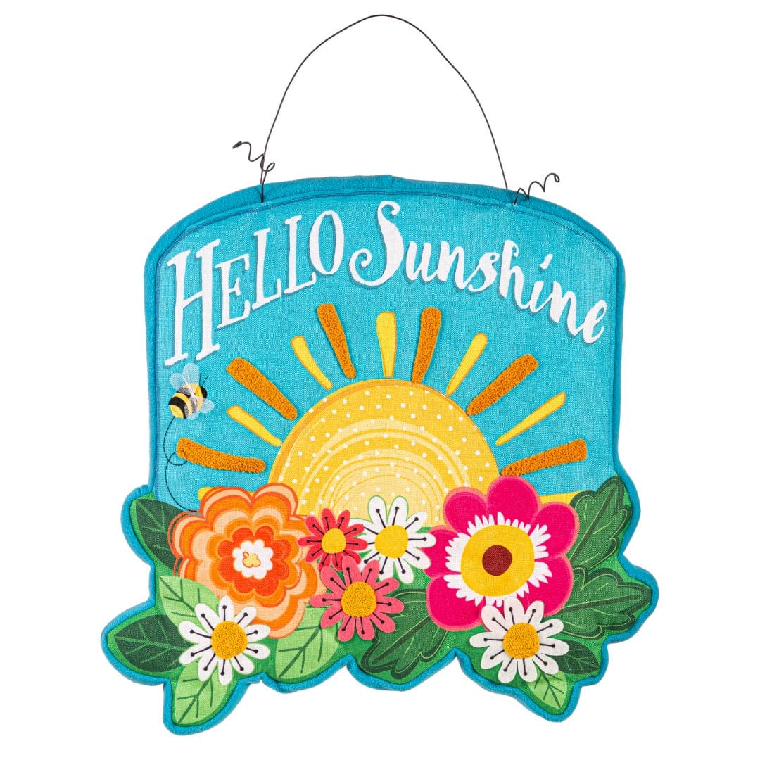Spring Hello Sunshine Estate Door Decoration Hanger 2DEB2546 Heartland Flags