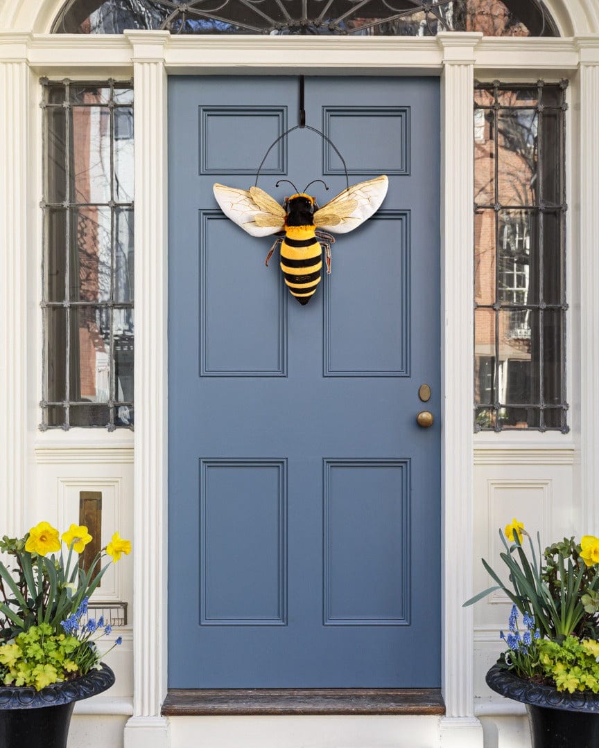 Summer Fluttering Bee Door Decoration Hanger 2DHB2551 Heartland Flags