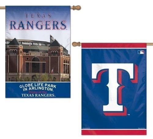Texas Rangers Flag 2 Sided House Banner Globe Life Park 88611014 Heartland Flags