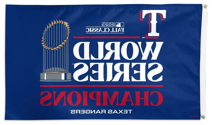 Texas Rangers Flag 3x5 World Series Champions 73649325 Heartland Flags