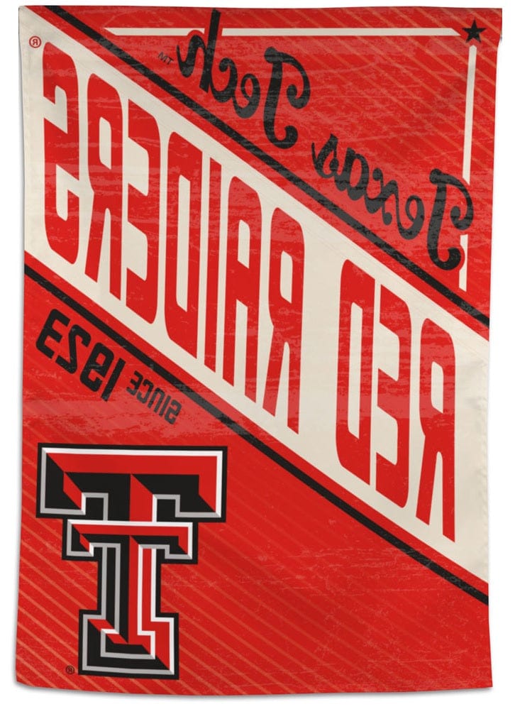 Texas Tech Red Raiders Banner Retro House Flag 72382323 Heartland Flags