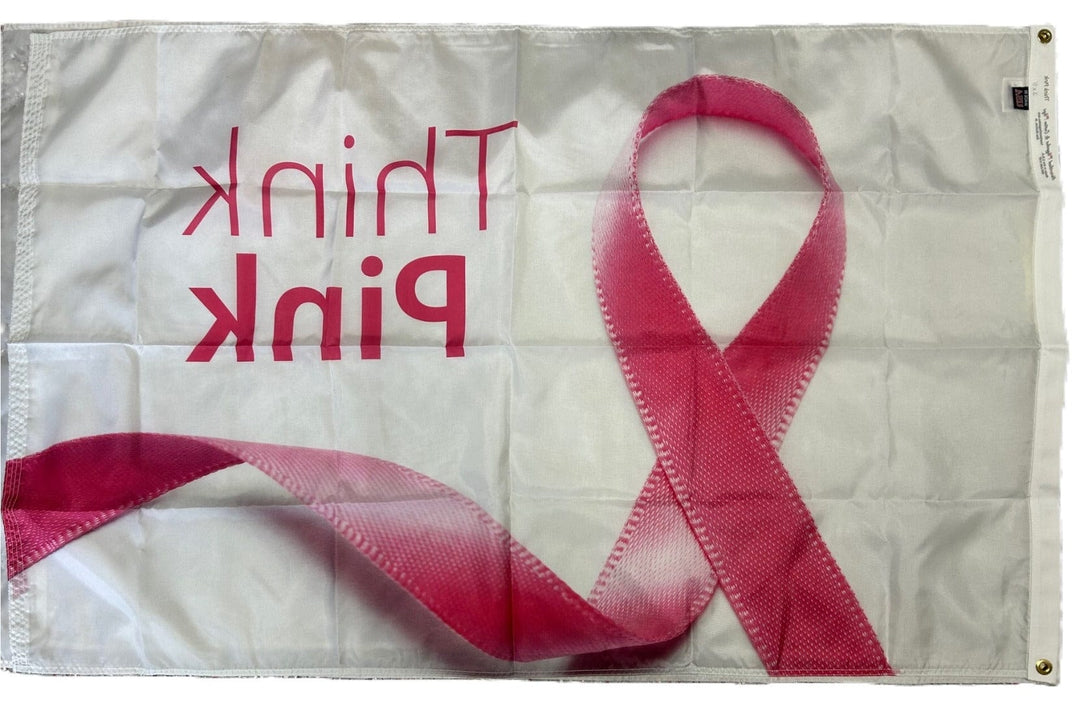 Think Pink Breast Cancer Awareness Flag 240561 Heartland Flags