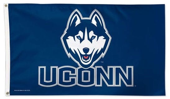 UConn Huskies Flag 3x5 Logo 02068115 Heartland Flags
