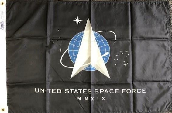 US Space Force Flag Official Nylon 2x3 3x5 4372 Heartland Flags