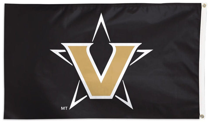 Vanderbilt Commodores Flag 3x5 Black New Logo 02355122 Heartland Flags