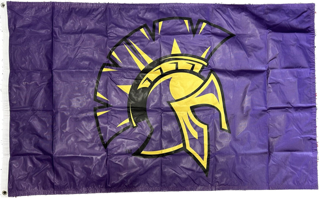 Waukee Warriors Flag 3x5 Purple 2 Sided 208281 Heartland Flags
