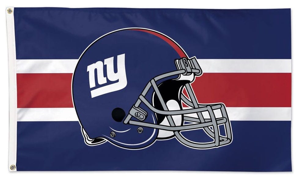 giants helmet icon New York Giants Flag 3x5 Helmet Striped