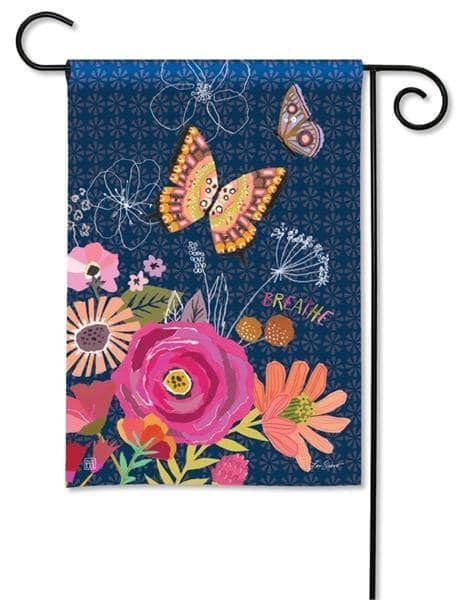 Paper Garden Decorative Garden Flag Breathe heartlandflags