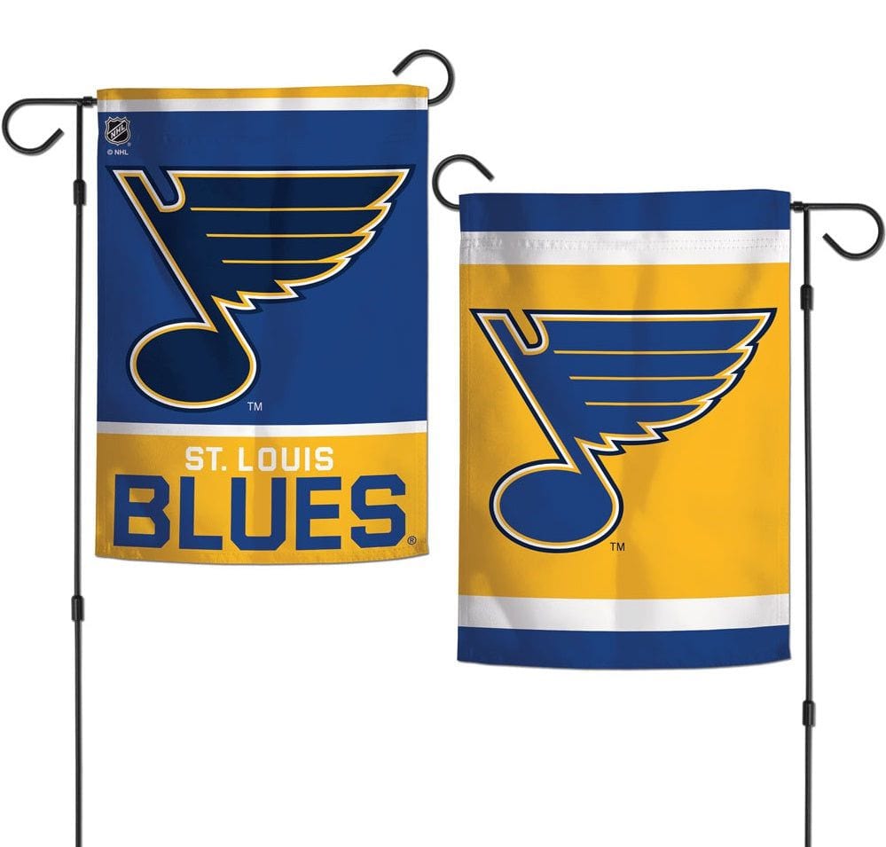 St Louis Blues Garden Flag 2 Sided Logo Hockey heartlandflags