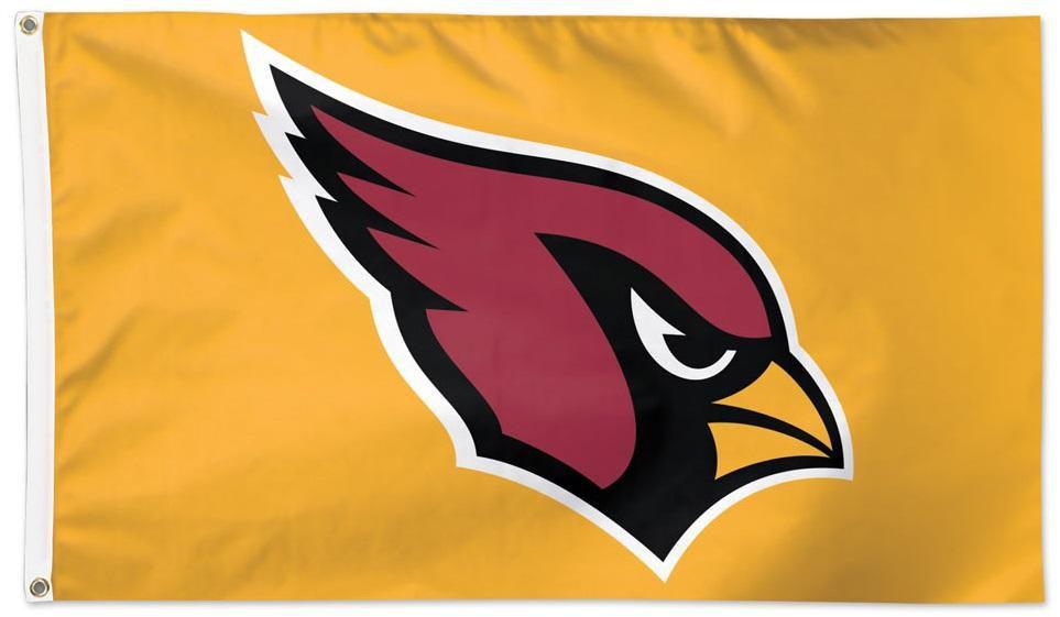 Arizona Cardinals Flag 3x5 Logo Yellow 29158221 Heartland Flags