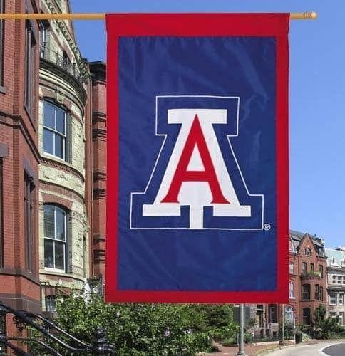 Arizona Wildcats Flag 2 Sided Applique Vertical Banner 15945 Heartland Flags