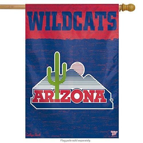 Arizona Wildcats Flag Throwback Logo Vertical Banner 24810010 Heartland Flags