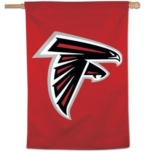 Atlanta Falcons Banner Logo on Red House Flag 68638117 Heartland Flags
