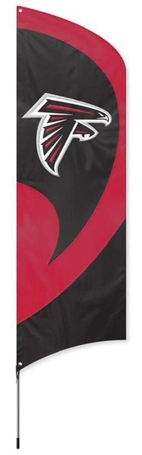 Atlanta Falcons Tall Team Feather Flag with Flagpole TTAT Heartland Flags
