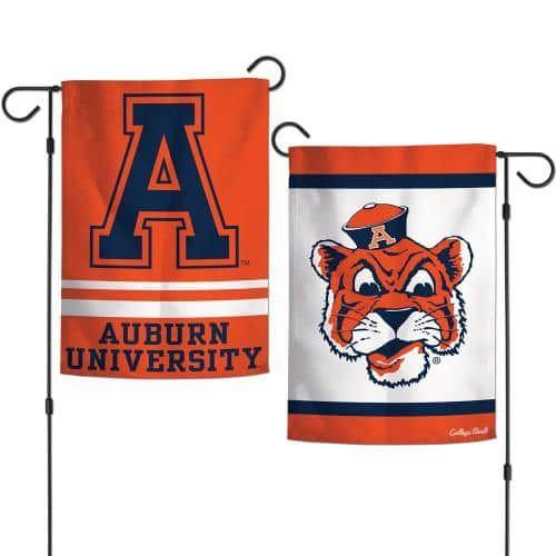 Auburn Tigers Garden Flag 2 Sided Vintage Logo 93335118 Heartland Flags