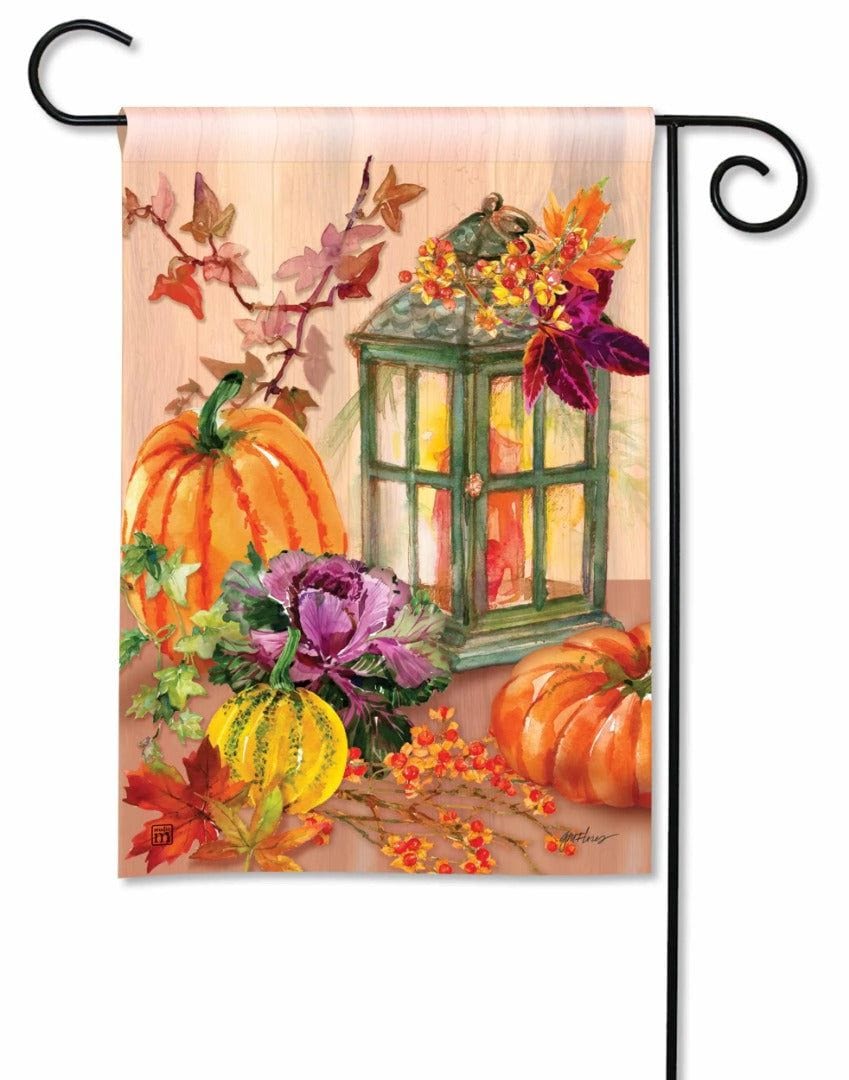 Autumn Lantern Garden Flag 2 Sided 36861 Heartland Flags