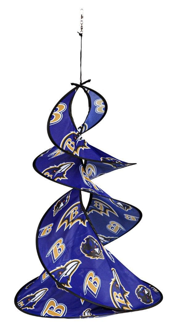 Baltimore Ravens Trio Twister Spinner Windsock 463802BL Heartland Flags