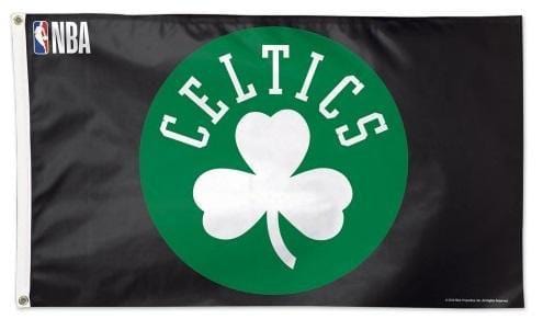 Boston Celtics Flag 3x5 Black Clover Logo 63492118 Heartland Flags