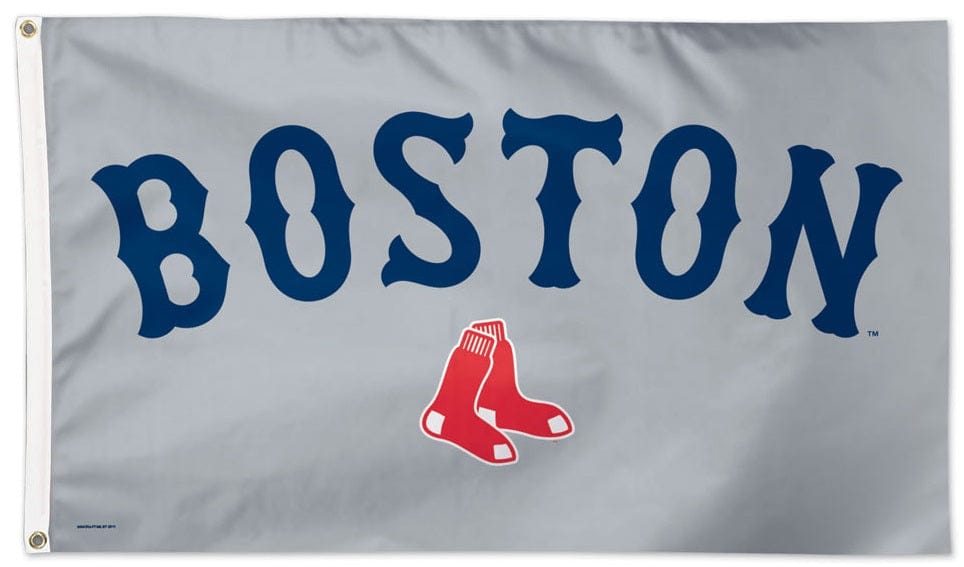 Boston Red Sox Flag 3x5 Grey 02483115 Heartland Flags