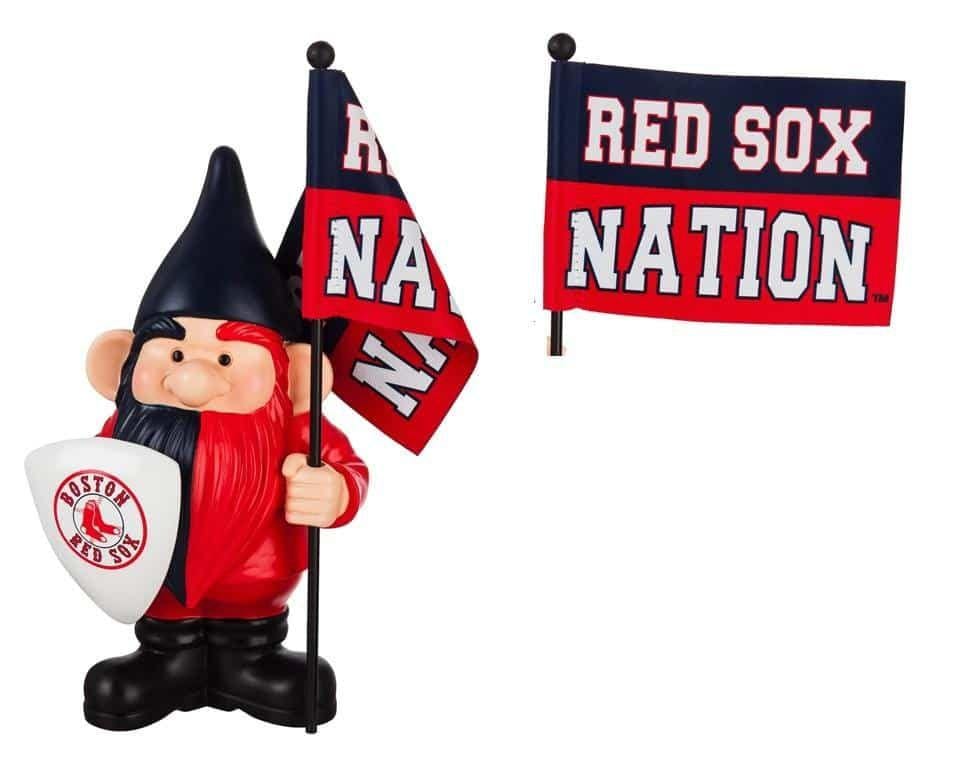 Boston Red Sox Gnome with Flag Red Sox Nation 544203FHG Heartland Flags