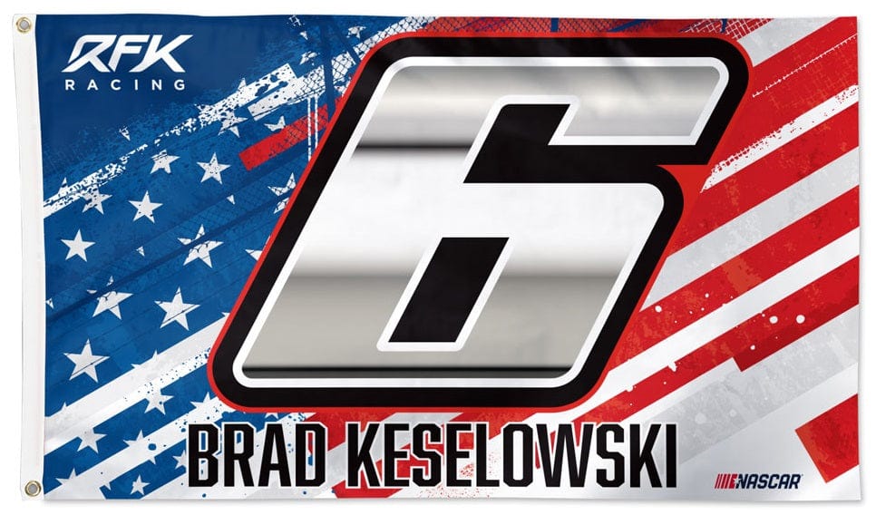 Brad Keselowski Flag 3x5 Patriotic 2023 82767023 Heartland Flags