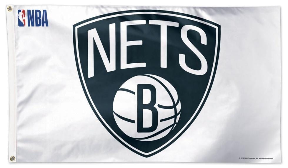Brooklyn Nets Flag 3x5 White 63403118 Heartland Flags