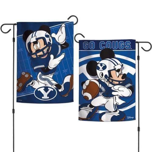 BYU Garden Flag 2 Sided Mickey Mouse Disney 69654118 Heartland Flags