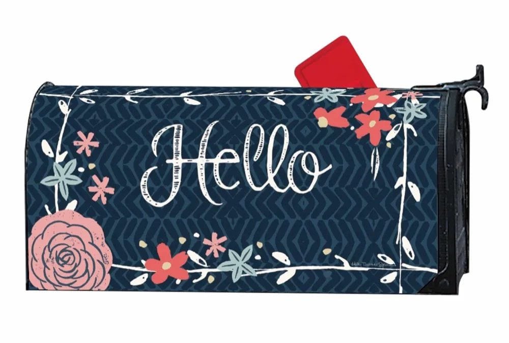 Charming Rose Mailbox Cover Mailwrap Hello 03200 Heartland Flags