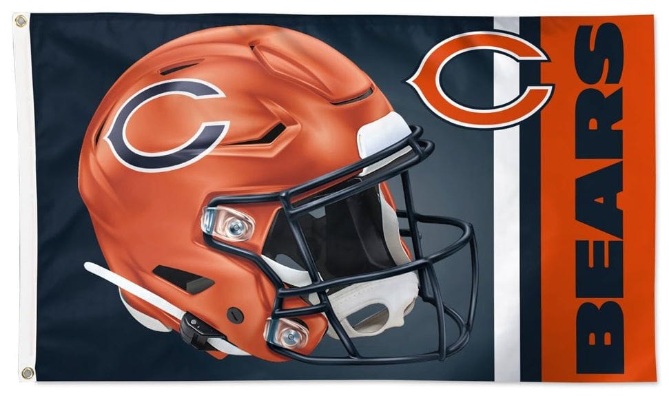 Chicago Bears Helmet 3' x 5' Flag